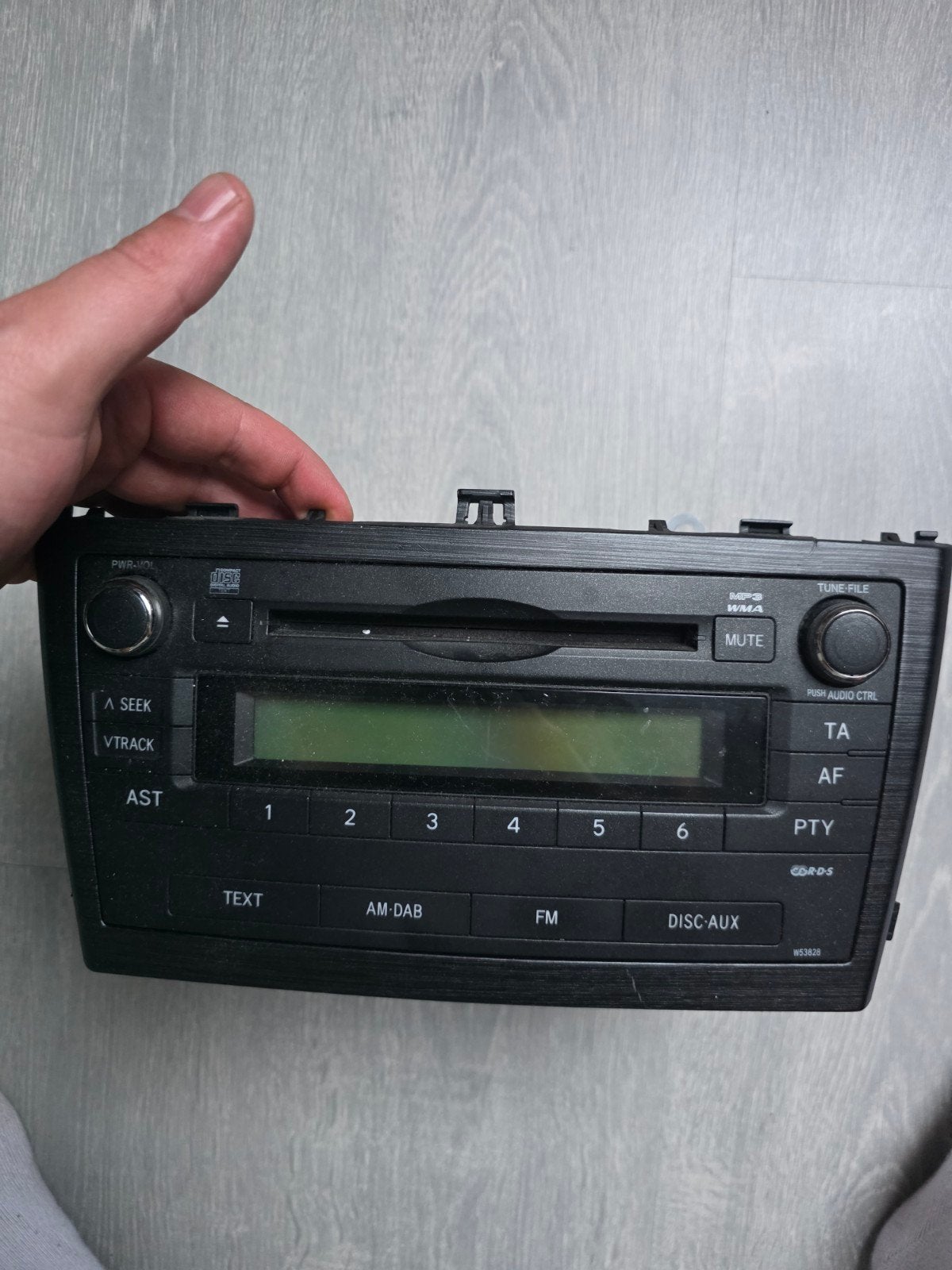Toyota Yaris Radio CD-speler (86120-05150), Ophalen of Verzenden, Gebruikt