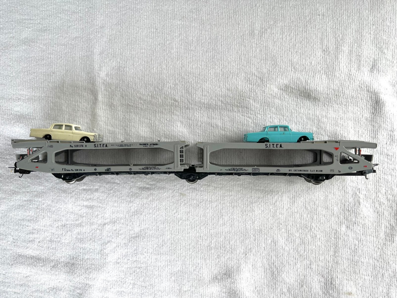 Lima FS Italia SITFA autotransport H0, Gebruikt, Gelijkstroom, Wagon, Ophalen of Verzenden