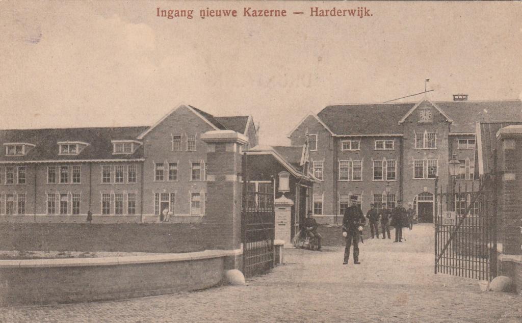 harderwijk- ingang nieuwe kazerne, Verzenden, 1940 tot 1960, Gelderland