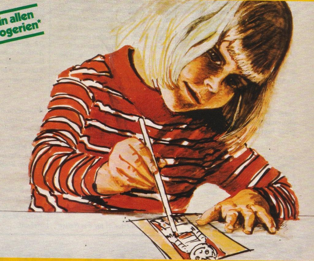 Retro reclame 1978 Em-Eukal snoepjes jongetje verven, Verzenden, Overige typen