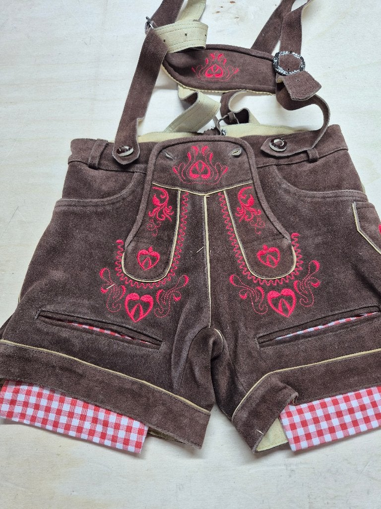 Oktoberfeest Lederhosen Dames maat 34, Ophalen of Verzenden, Zo goed als nieuw, Kleding