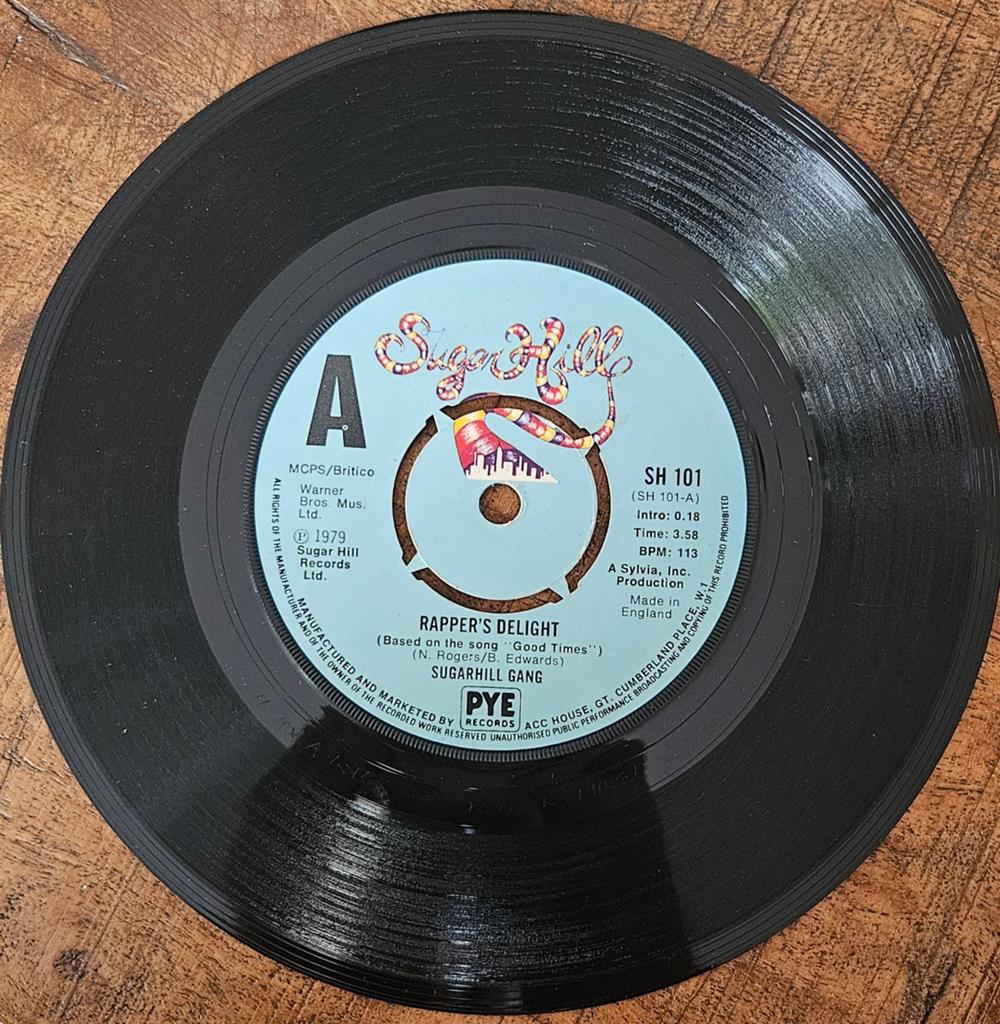Sugarhill Gang - Rapper's delight ( 7-inch vinyl singel), Ophalen of Verzenden, Gebruikt