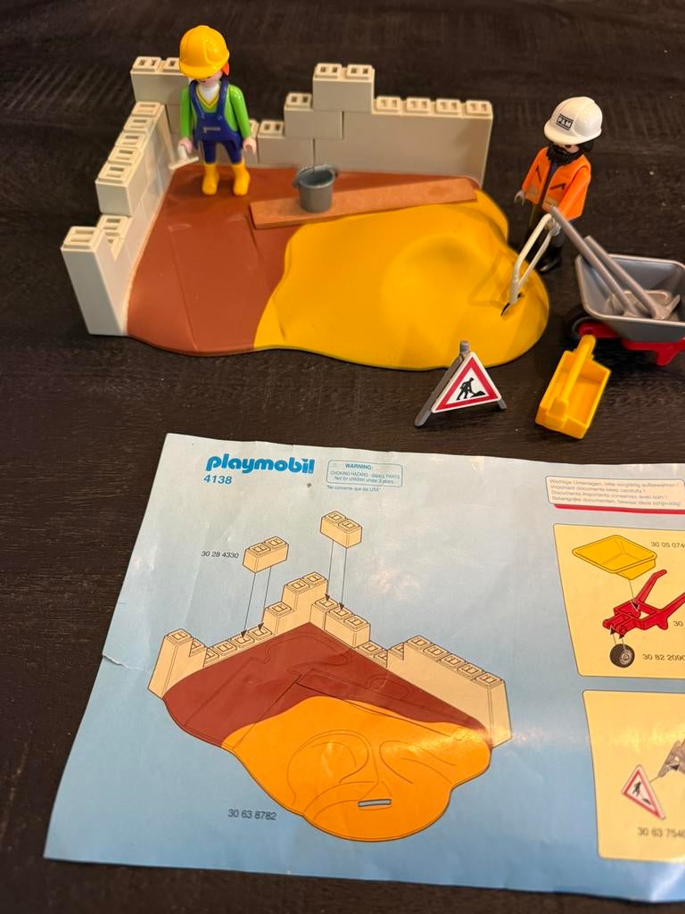 Playmobil metselaars set., Kinderen en Baby's, Speelgoed | Playmobil, Gebruikt, Los playmobil, Ophalen of Verzenden
