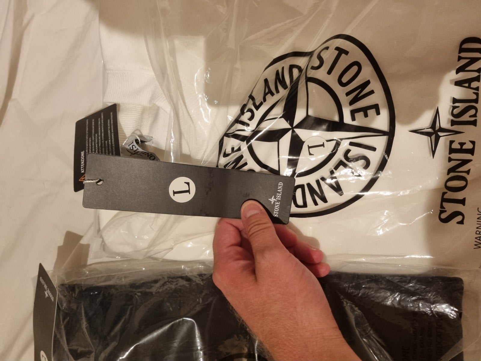 Stone Island Nieuw 2 sweaters L en Winterjas M/L, Ophalen, Maat 52/54 (L), Nieuw, Stone Island