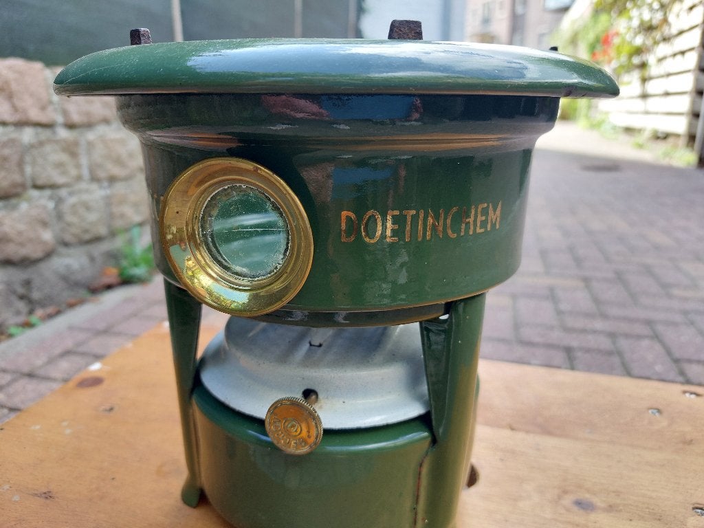 Petroleumstel van het type Beccon uit Doetinchem, Ophalen of Verzenden