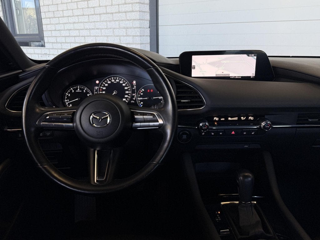 Mazda 3 2.0 e-SkyActiv-X M Hybrid 186 Comfort | NL Auto | Na, Auto's, Mazda, Stof, Gebruikt, Blauw, Automatische klimaatregeling