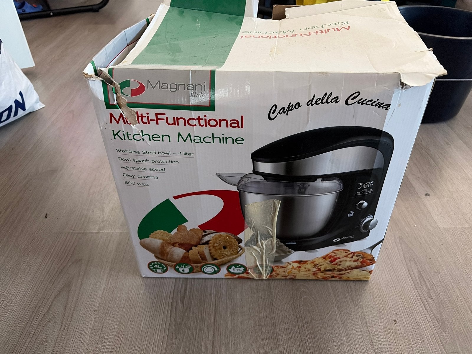 Magnani Multi-Functionele Keukenmachine - 4 Liter, 3 tot 4 liter, Ophalen, Zo goed als nieuw, 3 snelheden of meer