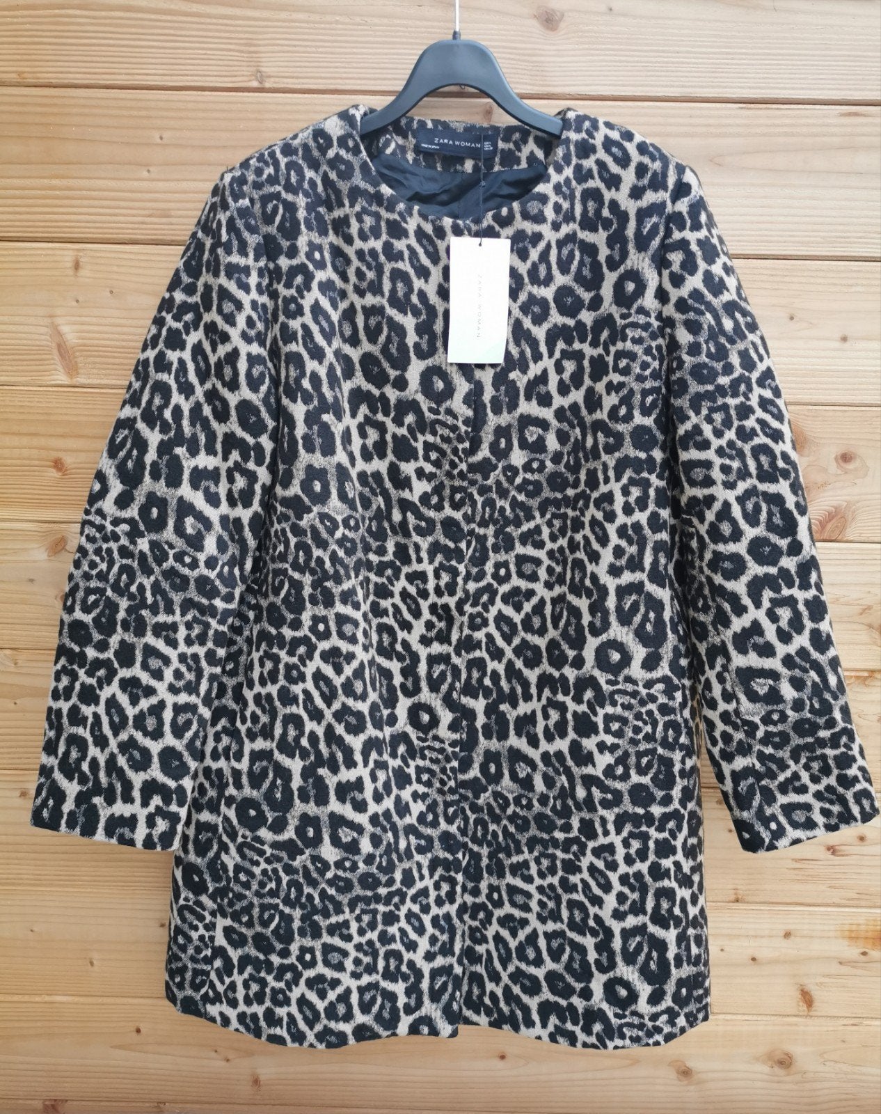 ZARA jas met panterprint mt. M, Maat 38/40 (M), Zara, Nieuw, Meerkleurig
