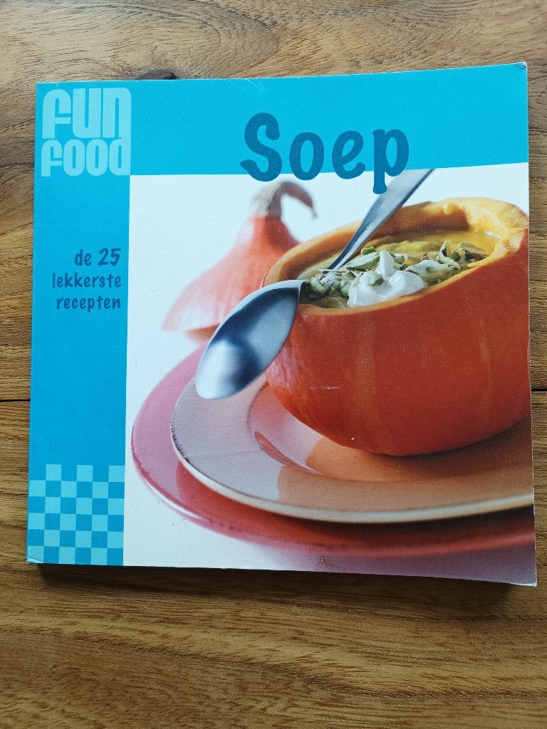 Fun Food Soep - 25 lekkere recepten, Ophalen of Verzenden, Zo goed als nieuw, Voorgerechten en Soepen