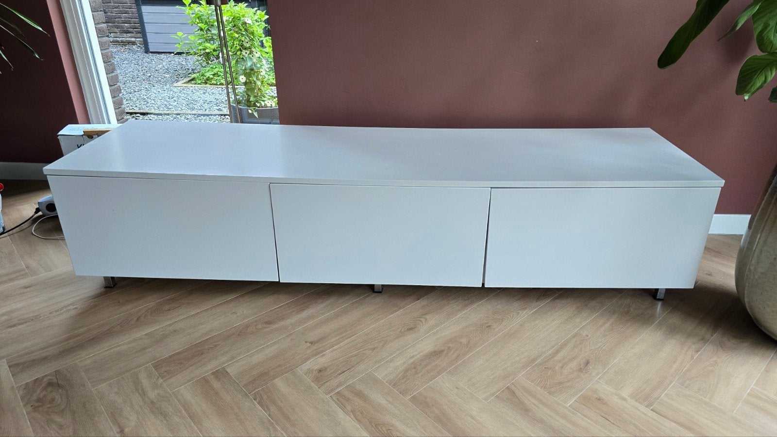 Interstar TV-meubel met 2 deuren en lade, 203x55x47 cm, Ophalen, Gebruikt, 200 cm of meer, Minder dan 100 cm