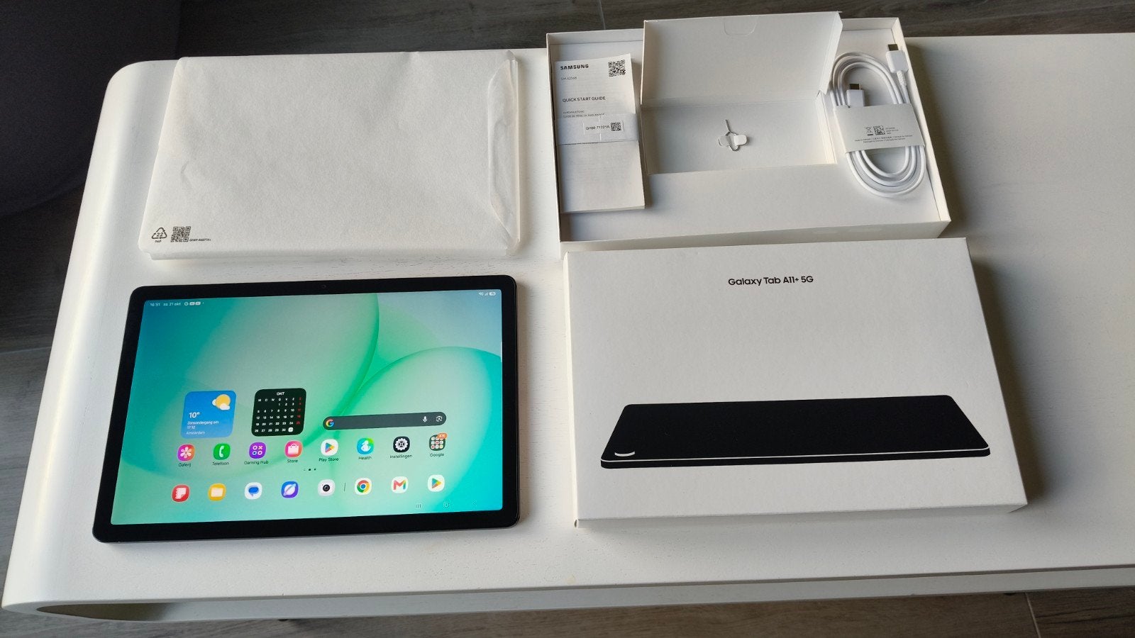 Samsung A11+ 5G nieuw alleen getest nog geen week oud, Computers en Software, 10 inch, Nieuw, Ophalen of Verzenden, Samsung