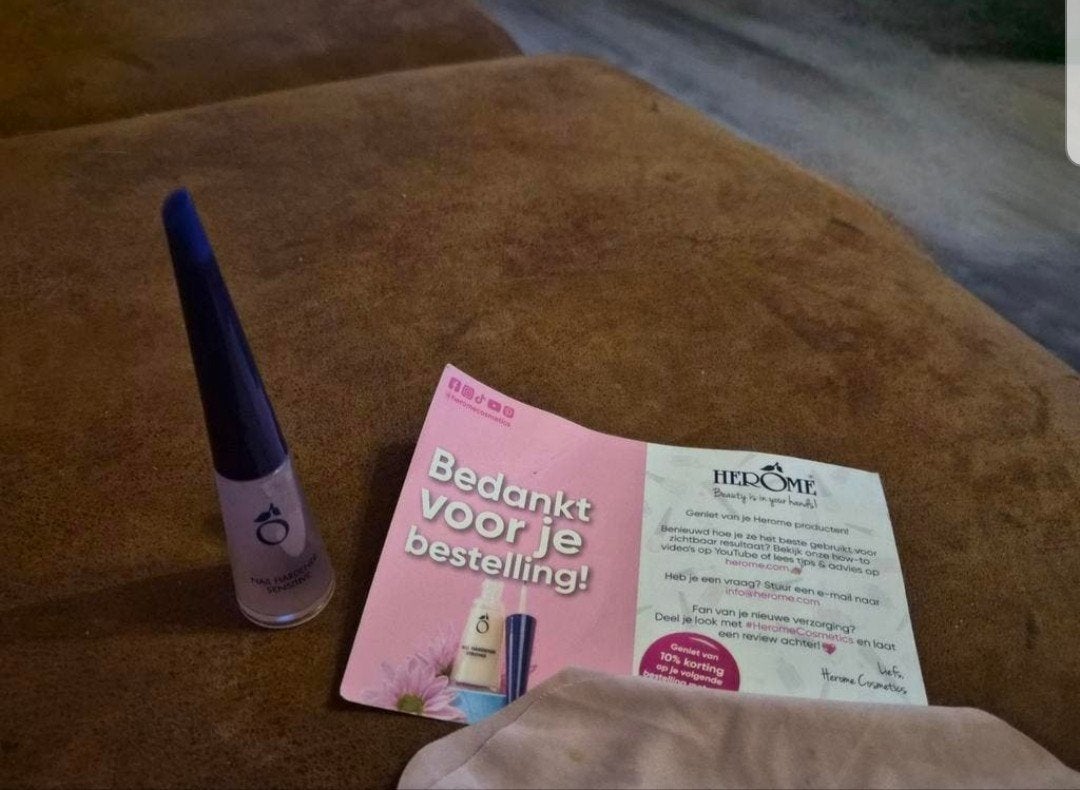Nieuwe HerOme Nail Harder Sensitive + Kado Bon
+ Kado Bon, Ophalen of Verzenden, Nieuw