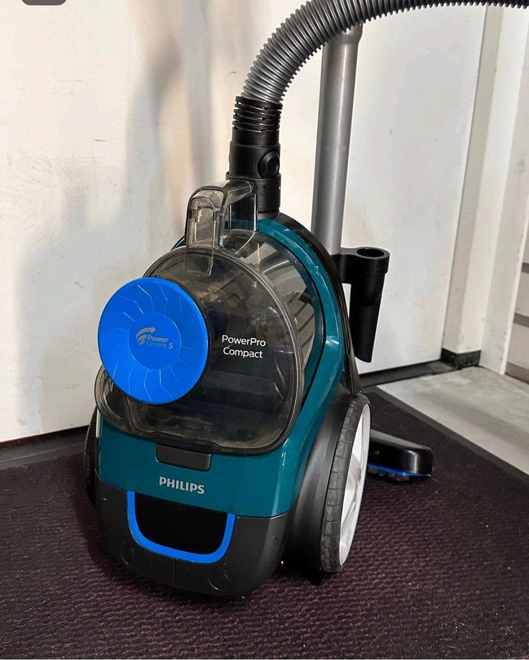 Philips PowerPro Compact Stofzuiger - Gebruikt, Gebruikt, Philips, Ophalen of Verzenden, Sledestofzuiger