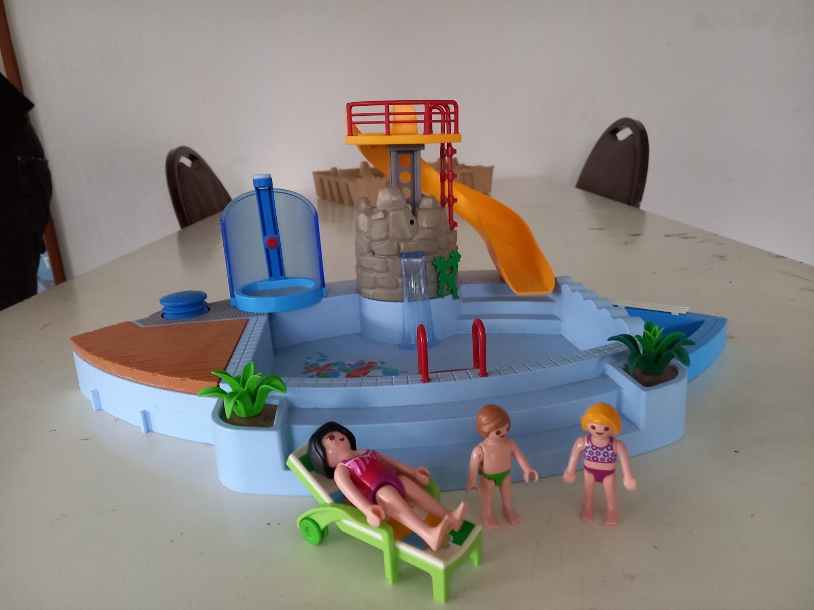 Playmobil zwembad, Ophalen, Gebruikt