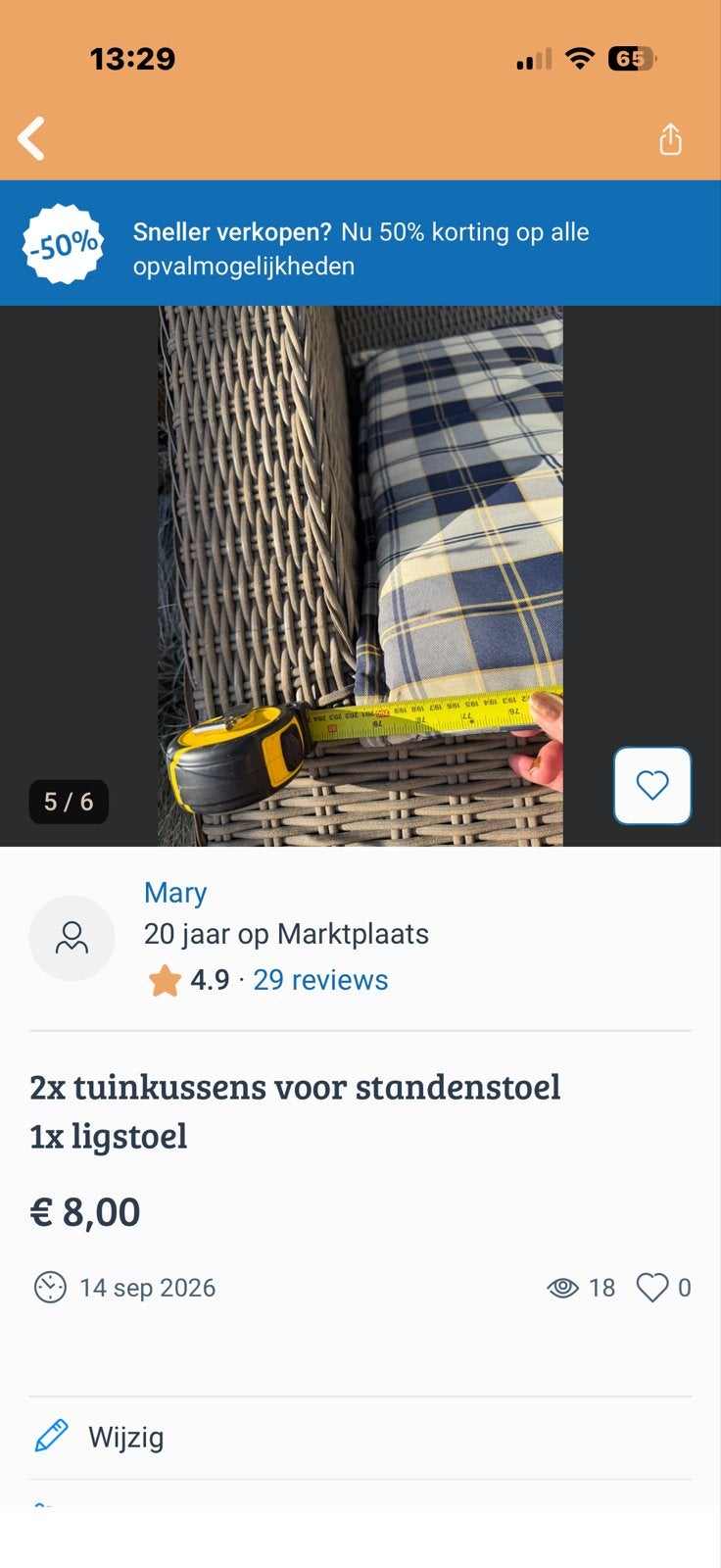 2 tuinstoelkussens en 1 ligbedkussen I.G.S., Tuin en Terras, Ophalen, Gebruikt