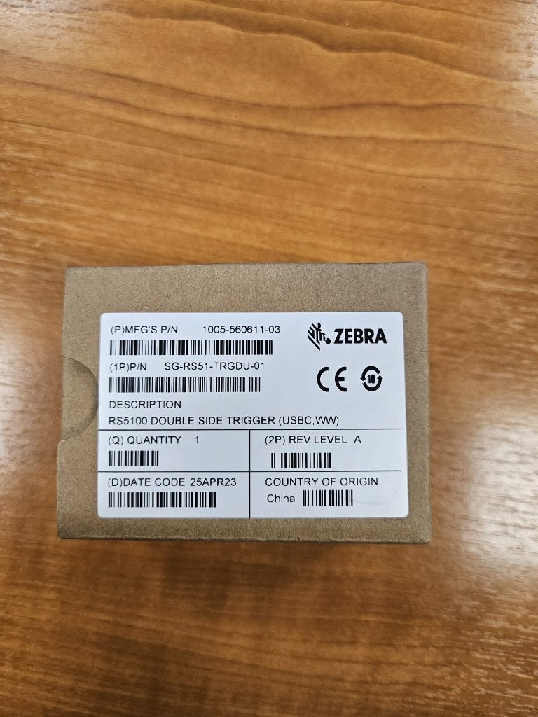 Draadloze zebra barcodecode scanner met vinger triggerknop, Computers en Software, Scanners, Ophalen, Nieuw, Barcodescanner, Zebra