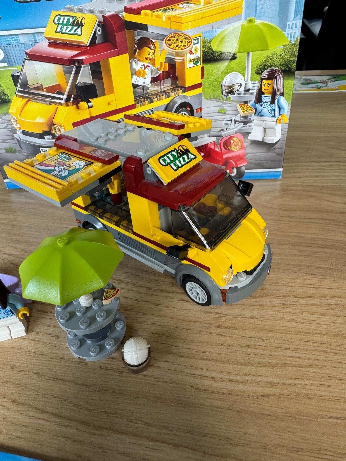 Lego pizzawagen 60150, Ophalen of Verzenden, Zo goed als nieuw