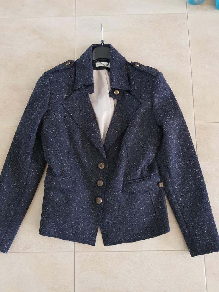 Rinascimento colbert blazer jasje xl, Kleding | Dames, Ophalen of Verzenden, Zo goed als nieuw, Maat 46/48 (XL) of groter, Blauw