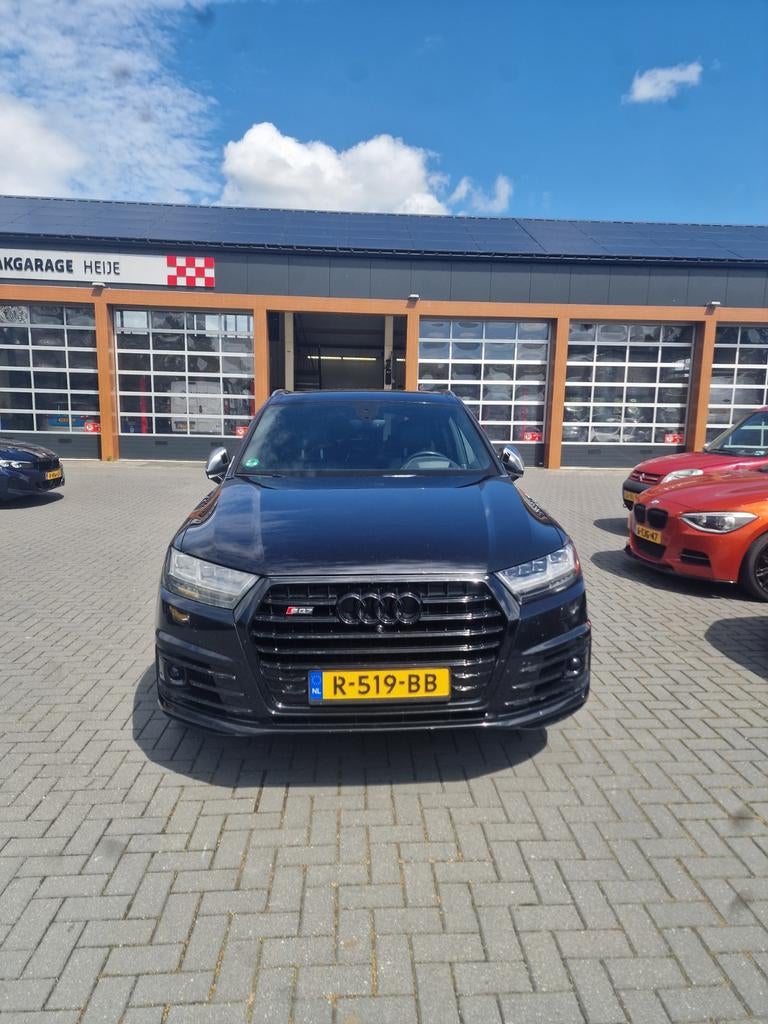 Audi Q7 SQ7 4.0 TDI 435pk Quattro Tiptronic 7pl 2016 Zwart, Auto's, SQ7, 435 pk, Zwart, 7 stoelen