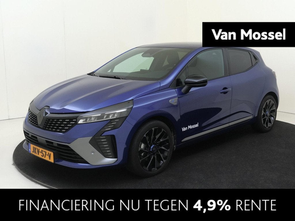 Renault Clio 1.6 E-Tech Full Hybrid 145 PK esprit Alpine | A, Euro 6, Blauw, Leder en Stof, Origineel Nederlands