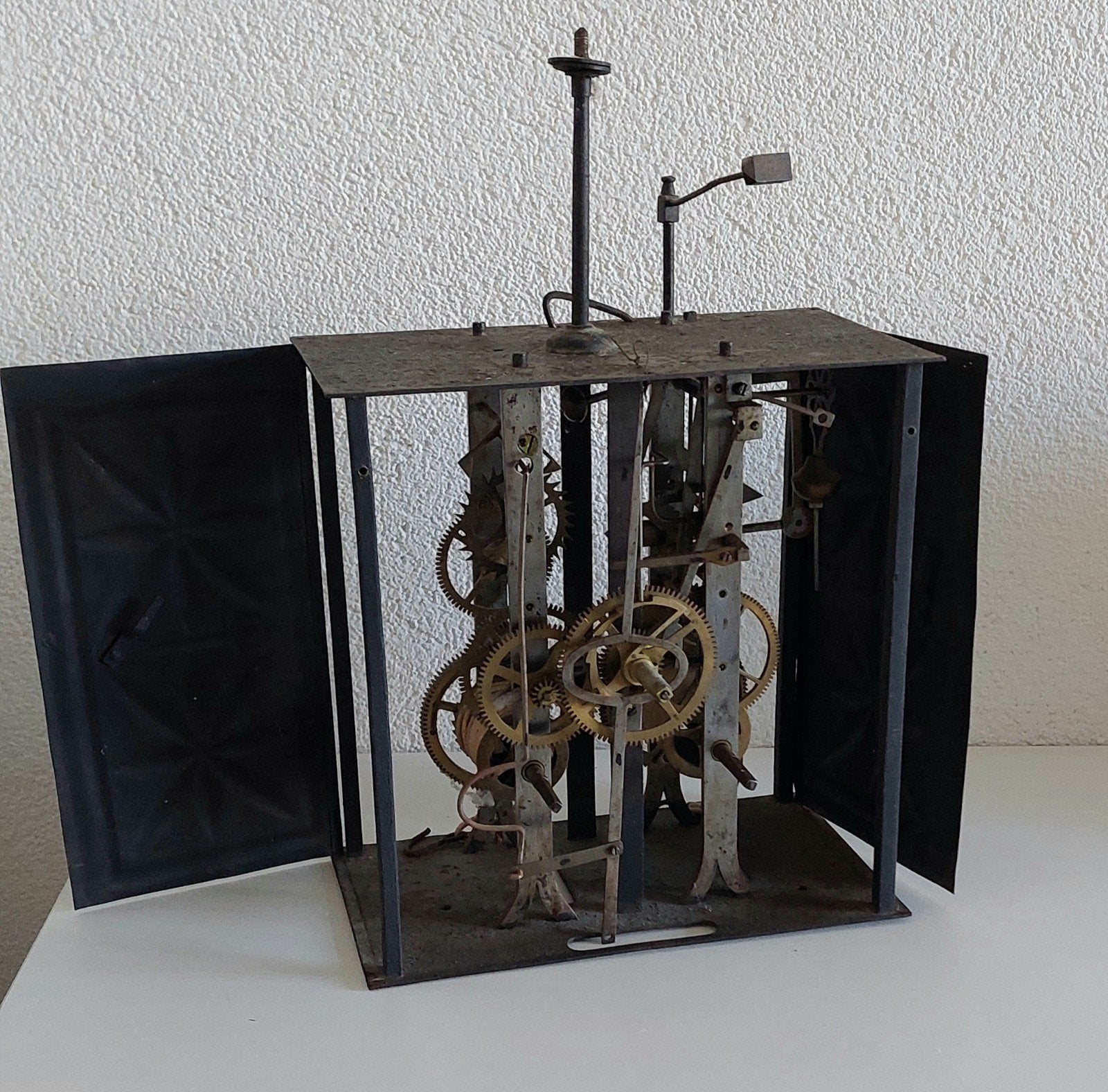 Antiek Uurwerk Mechanisme - Decoratief of Restauratie, Antiek en Kunst, Antiek | Klokken, Ophalen of Verzenden