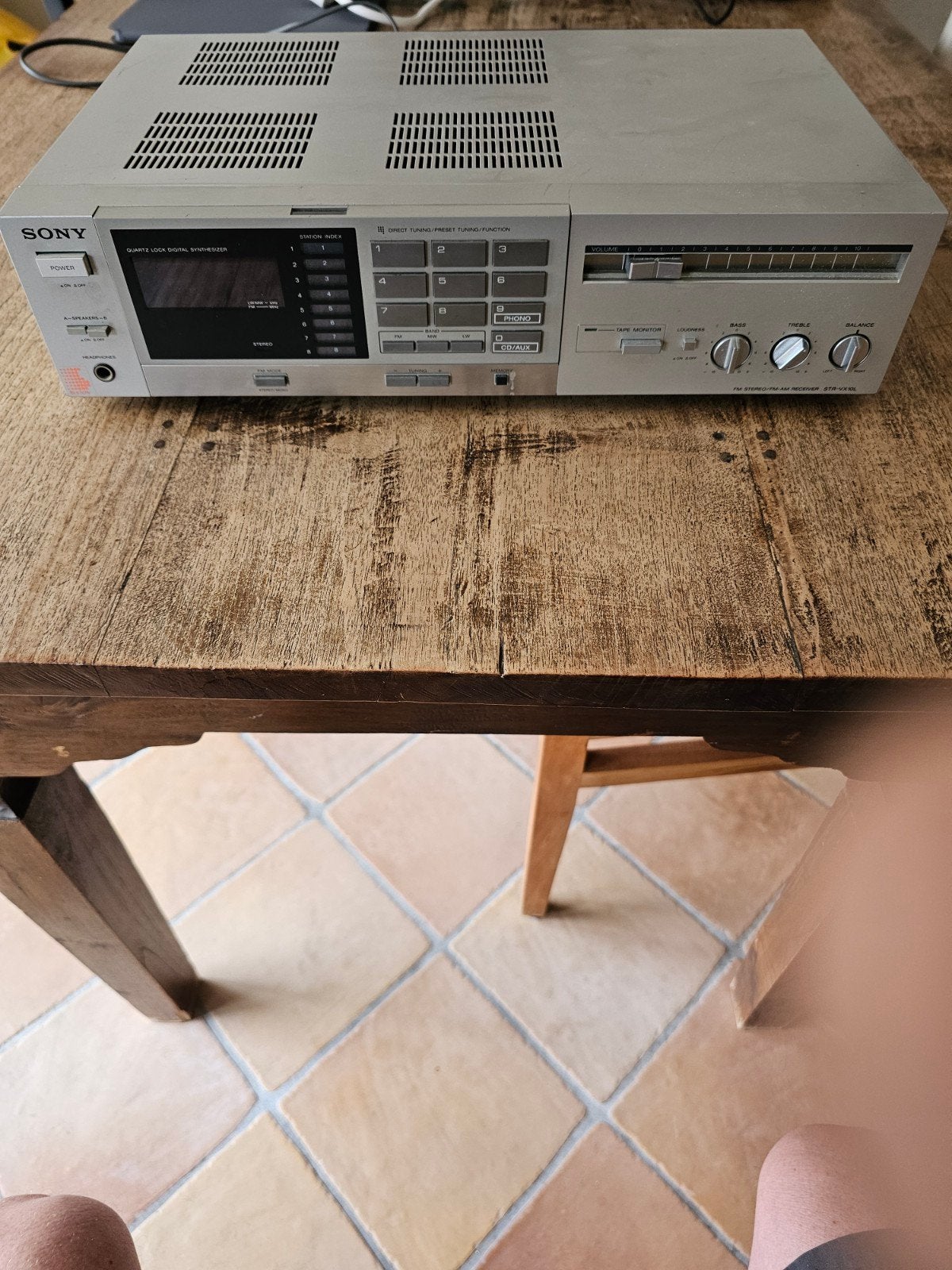 Vintage Sony STR-VX10L Stereo Receiver - Goede Staat, Ophalen of Verzenden, Gebruikt, Sony