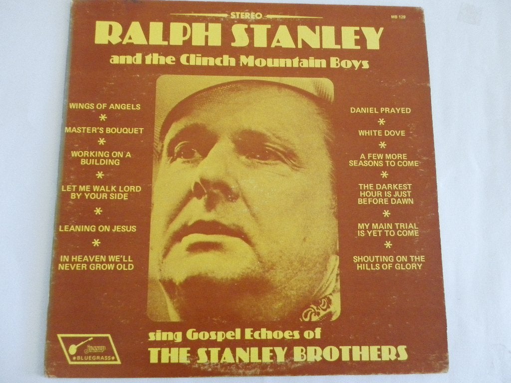 LP Ralph Stanley- Sing Gospel Echoes Of The Stanley Brothers, Ophalen of Verzenden, Gebruikt, 12 inch