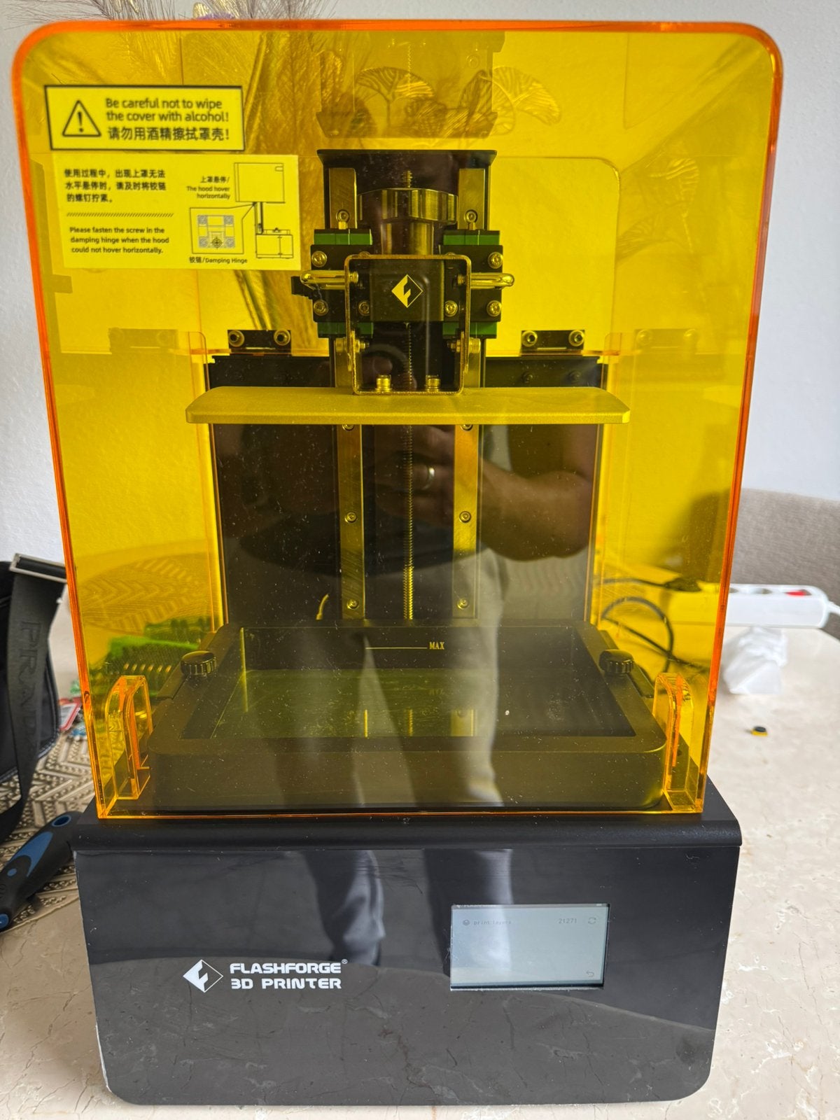 Resinprinter te koop, Computers en Software, 3D Printers, Ophalen of Verzenden, Zo goed als nieuw, Resin/Hars