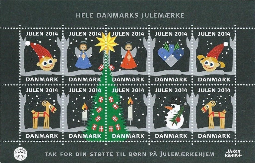 Denemarken - Kerst 2014 - Drukproces - Setje - Postfris, Ophalen of Verzenden, Denemarken, Postfris