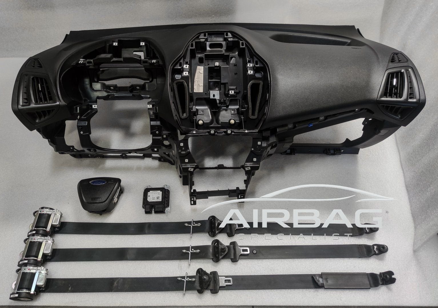Ford Transit Connect 2014-2023 dashboard + airbag set stuur, Gebruikt, -, -, Ophalen of Verzenden
