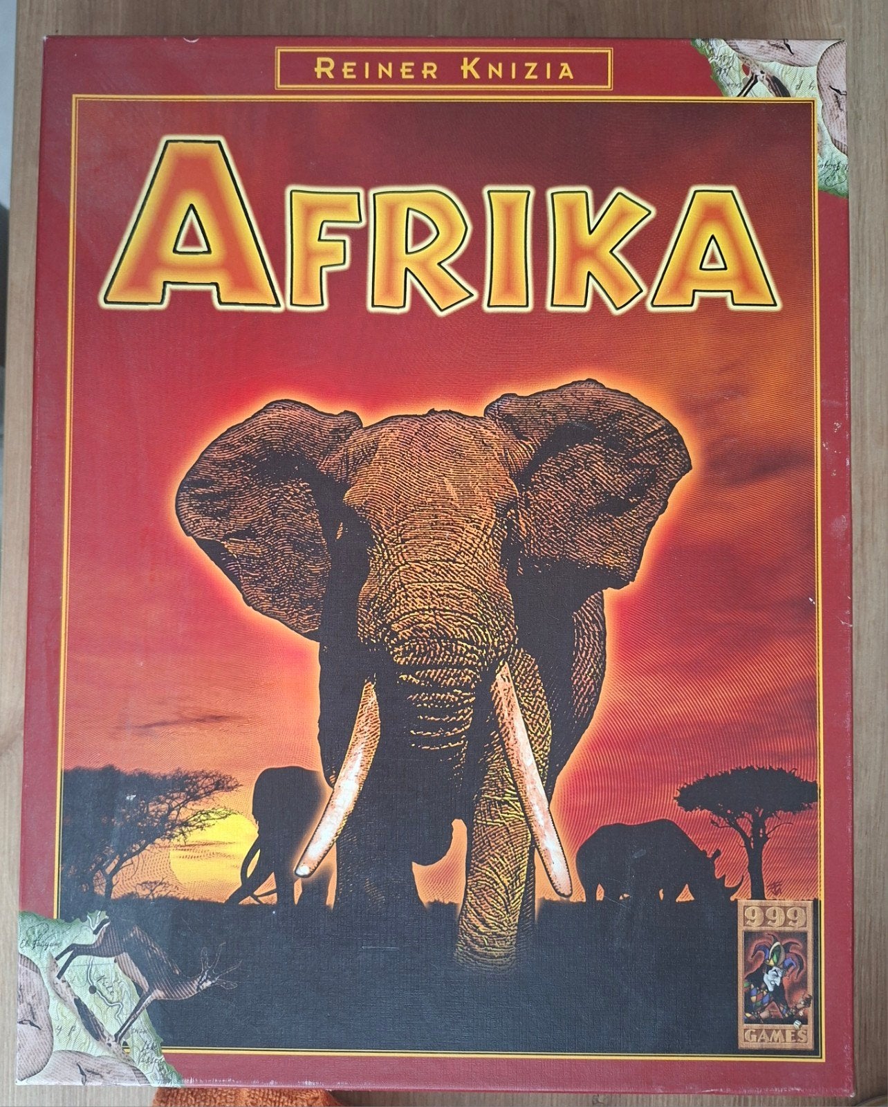 Afrika bordspel van Reiner Knizia (999 Games), Ophalen of Verzenden, Zo goed als nieuw, 999 Games