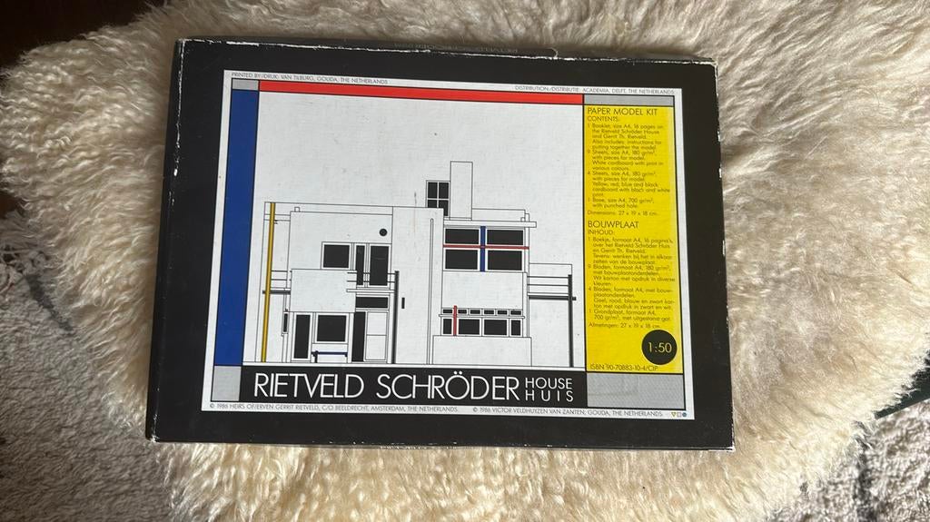 Rietveld Schröder Huis Modelbouwdoos 1:50, Overige merken, 1:50 of kleiner, Overige typen, Ophalen of Verzenden