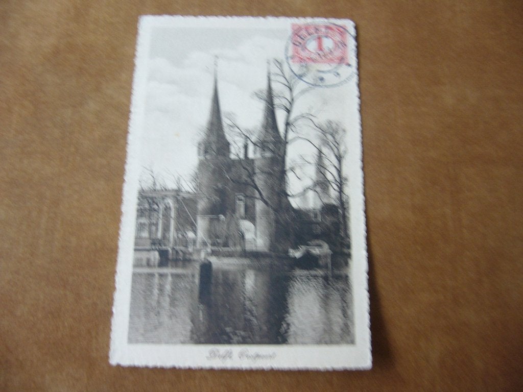 DELFT  =   OOSTPOORT  BRIEFKAART, Ophalen of Verzenden, Voor 1920, Gelopen, Zuid-Holland