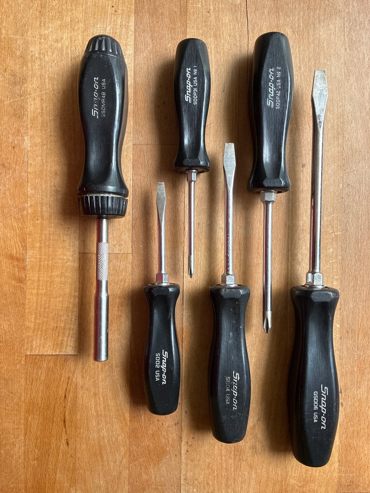 Snap-on Schroevendraaierset met Ratelschroevendraaier, Auto diversen, Autogereedschap, Zo goed als nieuw, Ophalen of Verzenden