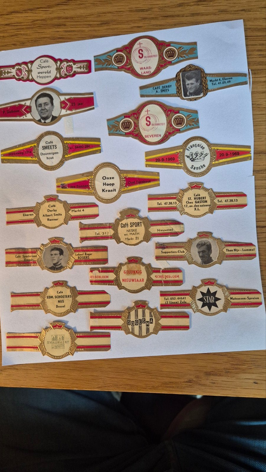 Sigarenbanden, Ophalen, Zo goed als nieuw, Sigarenbandjes