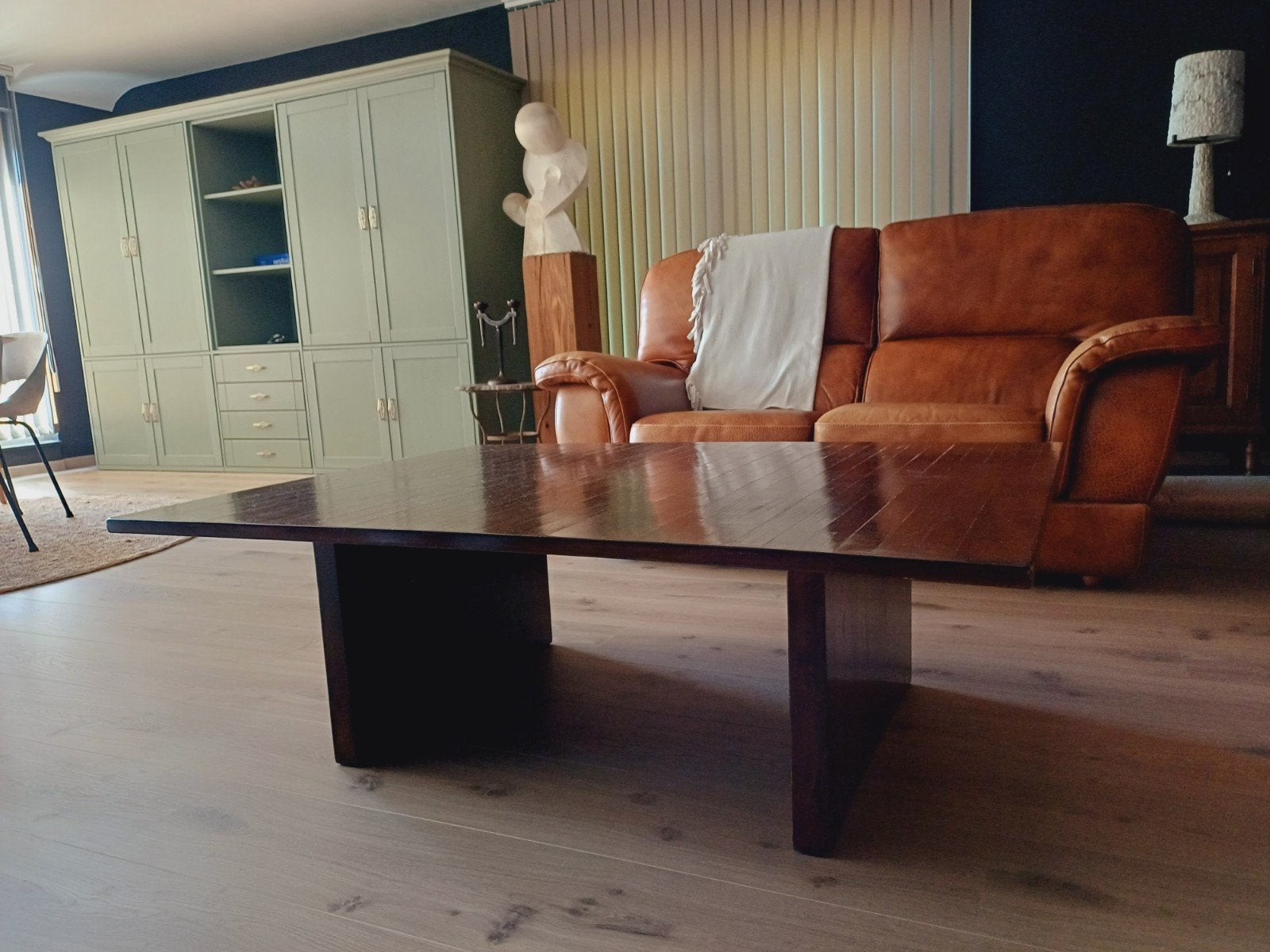Vintage design salontafel Bamboo, Ophalen