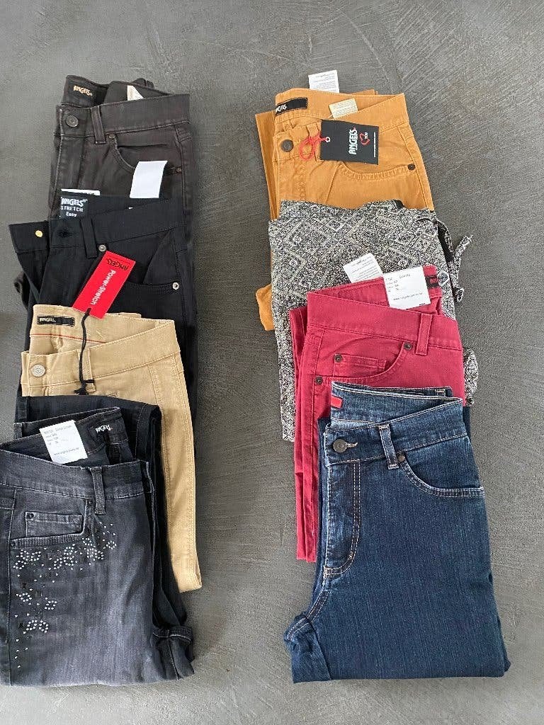 K299 Angels: 12x jeans Mt S=36 broek spijkerbroek, Blauw, Nieuw, Ophalen of Verzenden, W28 - W29 (confectie 36)