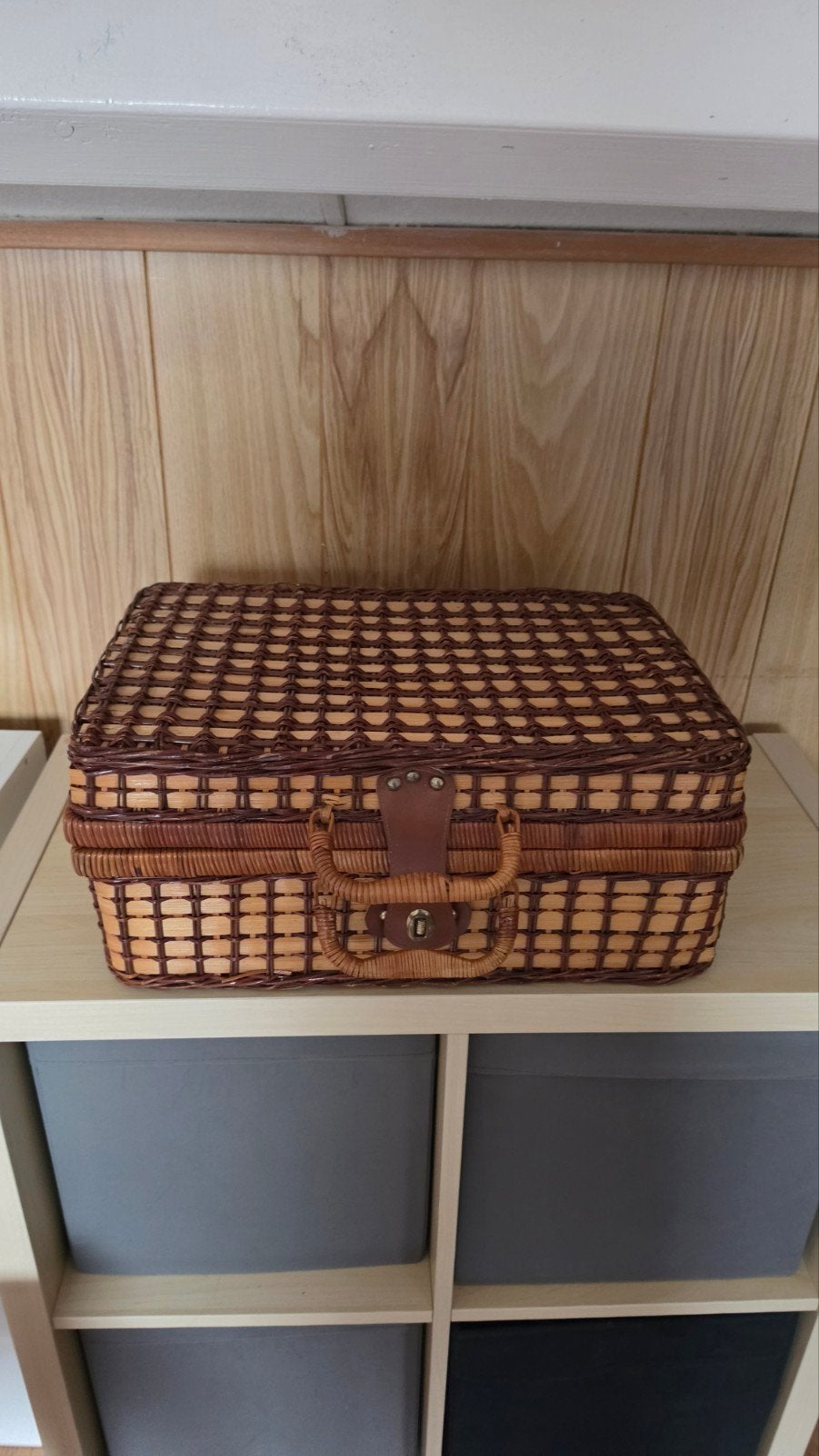 Nieuwe picknickmand met servies voor 4 personen, Ophalen, Nieuw