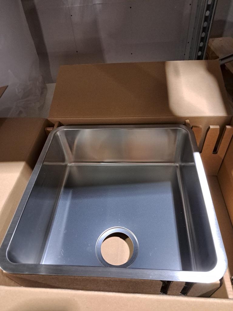 Spoelbak rvs Reginox, Doe-het-zelf en Verbouw, Ophalen, Nieuw, Rvs, Wastafel