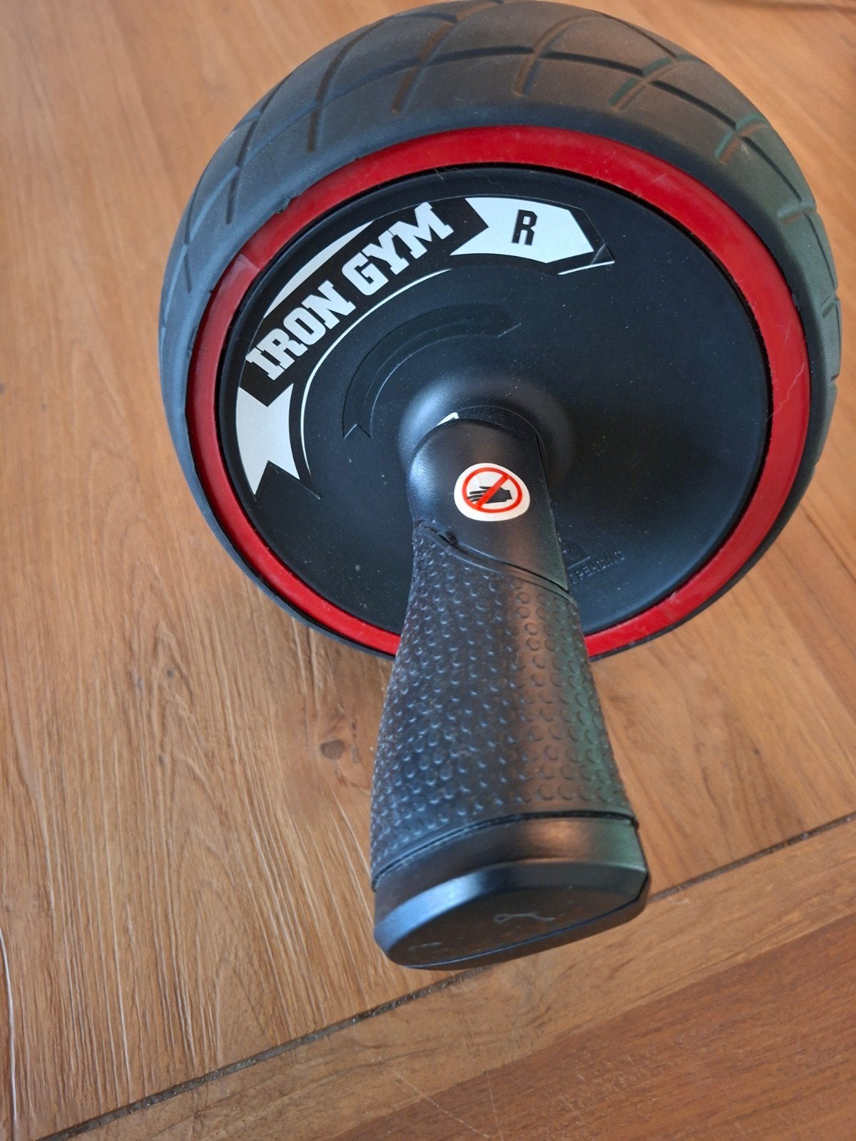 Iron Gym Buikspierwiel - Zo goed als nieuw, Sport en Fitness, Ophalen of Verzenden, Zo goed als nieuw, Buik, Buikspierwiel