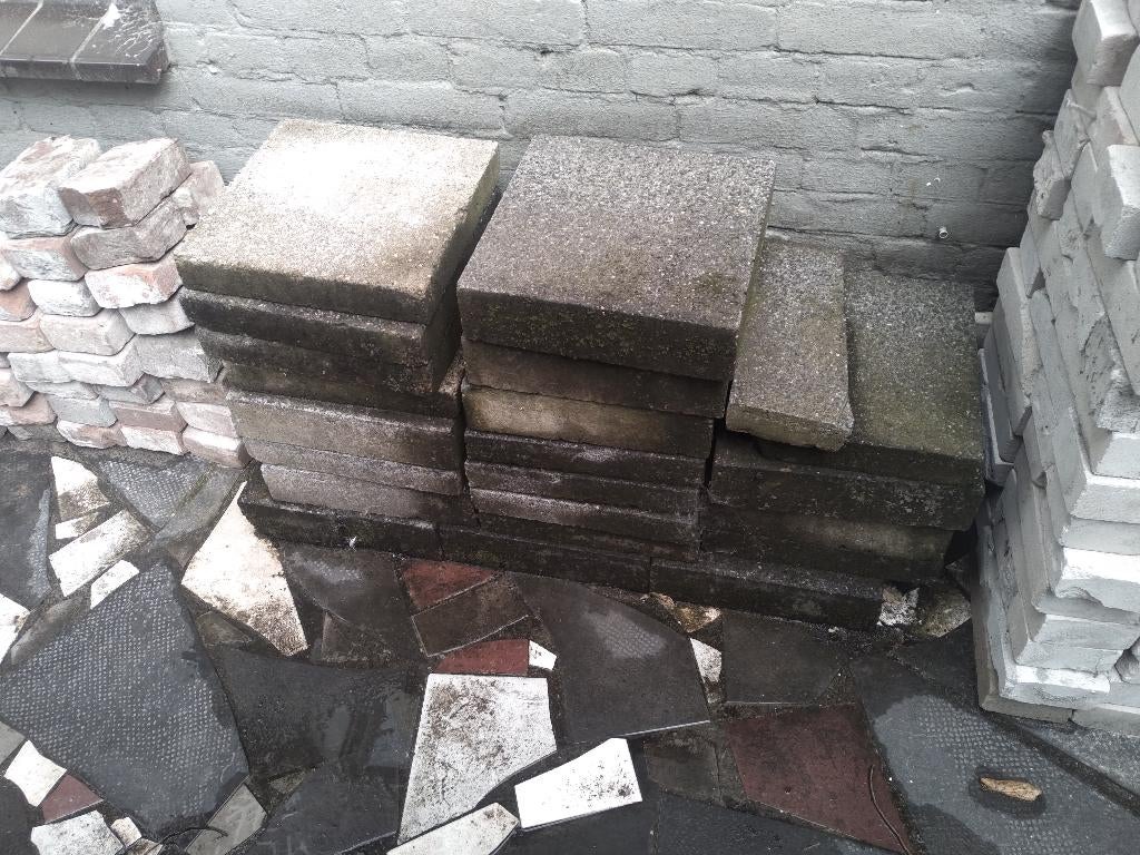 20 betontegels, Ophalen, Gebruikt, Beton, Overige typen