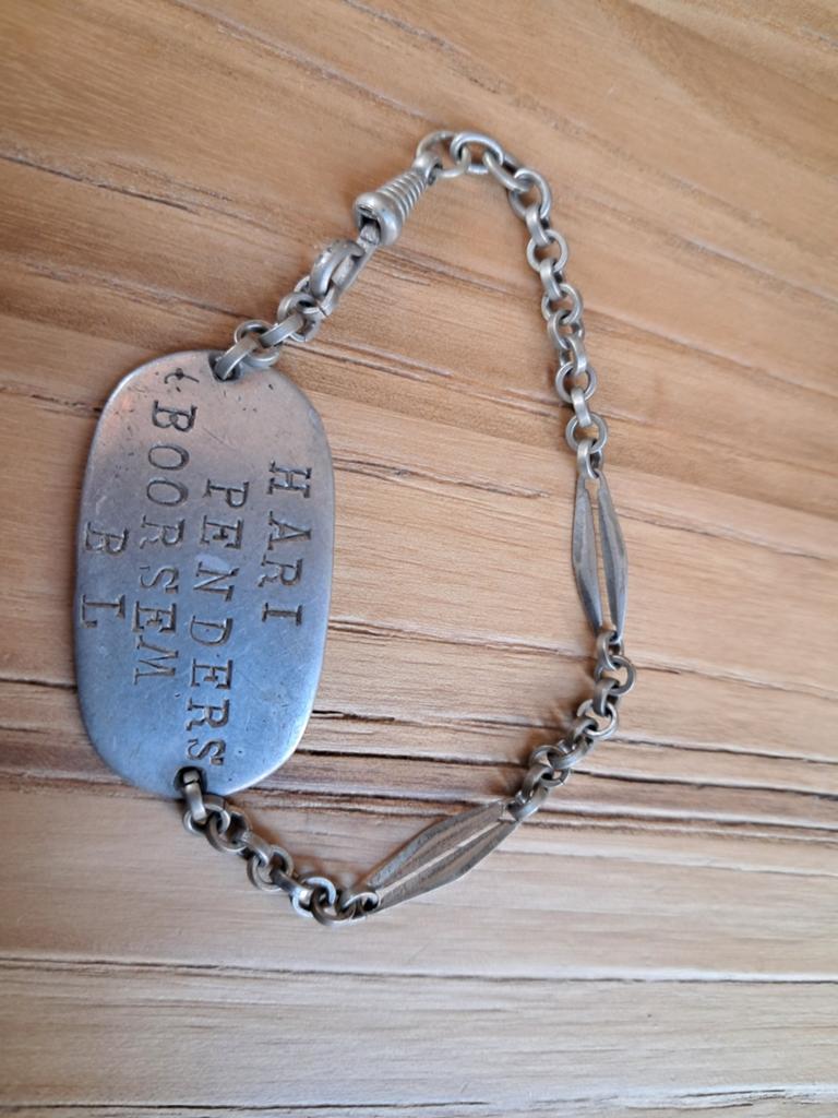 Militaire id tagg , belgie?, Verzamelen, Ophalen of Verzenden