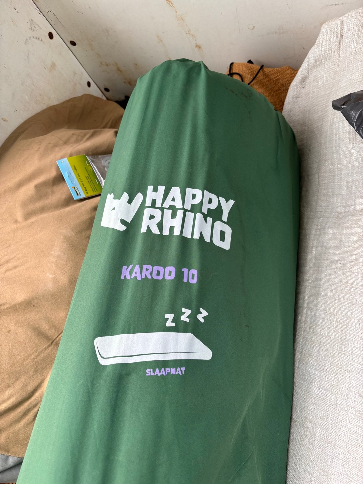 2x Happy Rhino Karoo 10 slaapmat - zo goed als nieuw, Ophalen, Zo goed als nieuw, 1-persoons