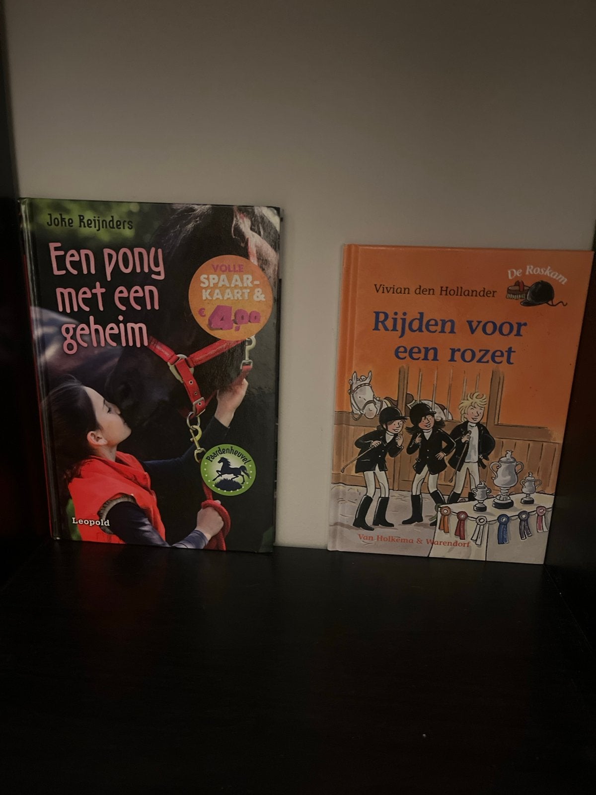 2 kinderboeken: Een pony met een geheim & Rijden voor een ro, Ophalen, Gelezen, Fictie