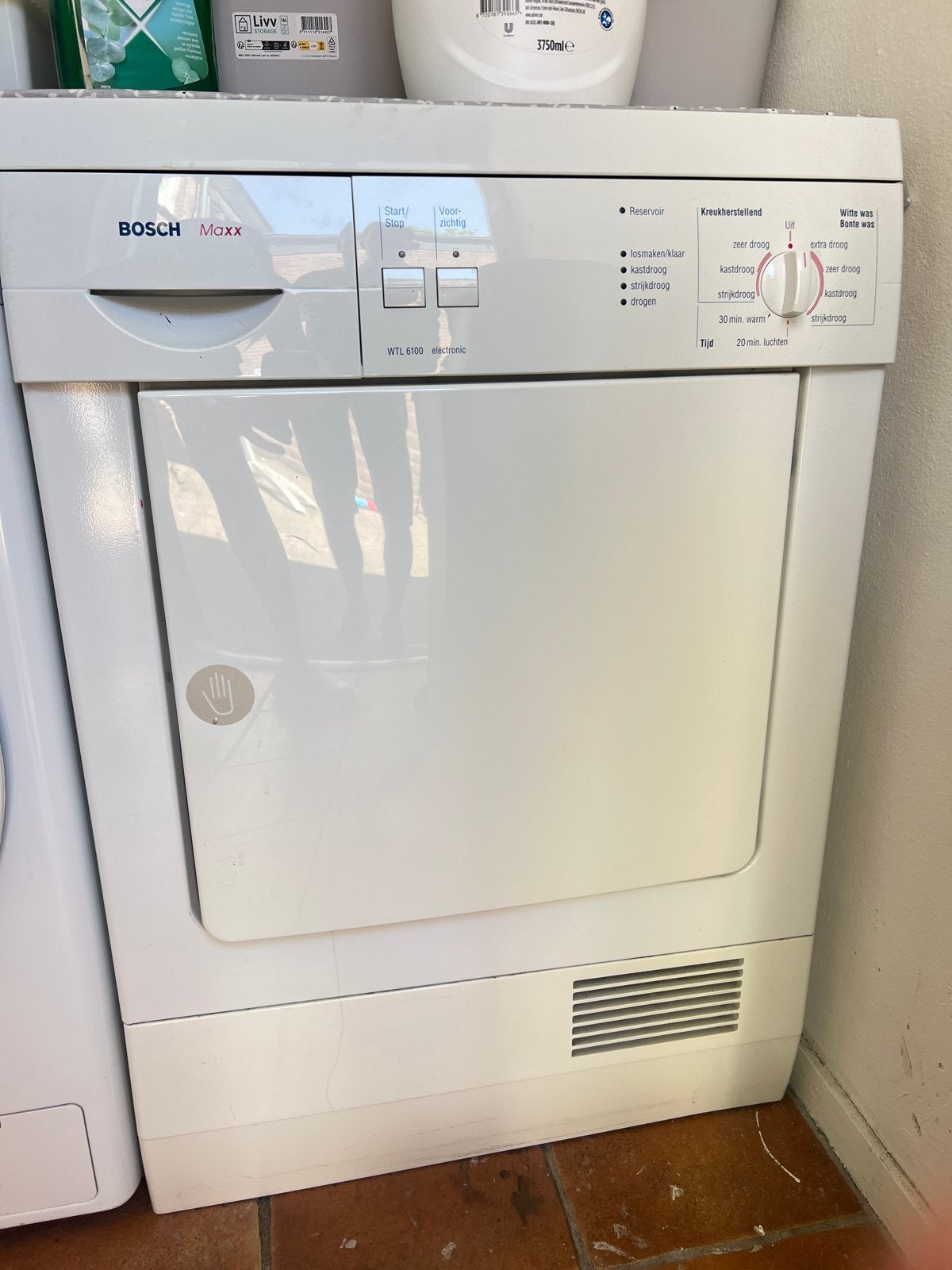 Bosch Maxx WTL 6100 Condensdroger - Goede Staat, Ophalen, 6 tot 8 kg, Gebruikt, Voorlader