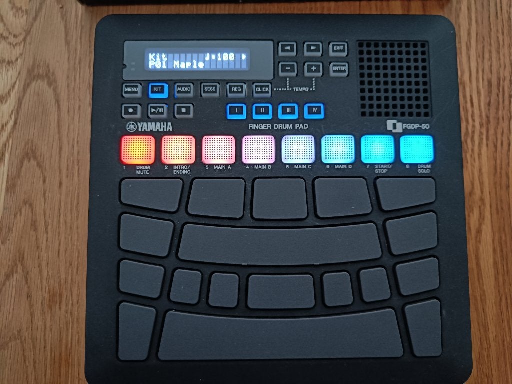 Yamaha FGDP-50 Finger Drum Pad, Muziek en Instrumenten, Ophalen of Verzenden, Gebruikt, Yamaha