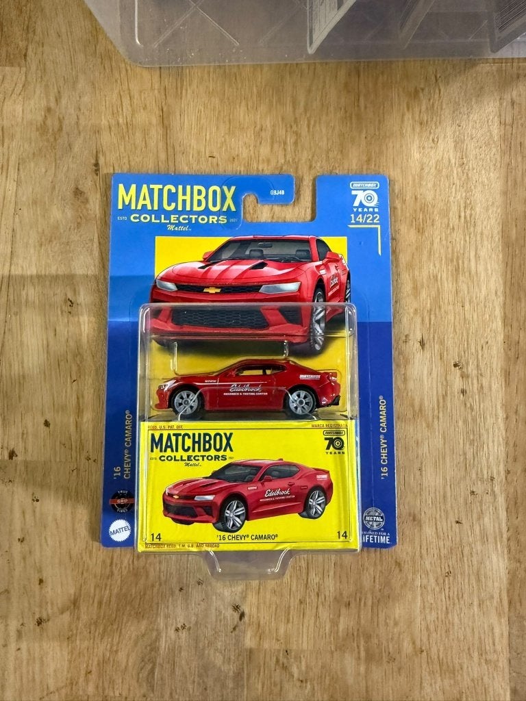 Matchbox Collectors '16 Chevy Camaro nieuw in verpakking, Mattel Europa B.V., Nieuw, Ophalen of Verzenden, Service@mattel.com