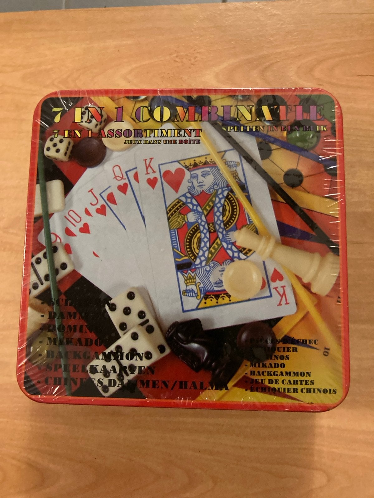 7-in-1 Combinatie Spellenpakket - Nieuw in Blik, Hobby en Vrije tijd, Een of twee spelers, Ophalen of Verzenden, Nieuw, Reisspel