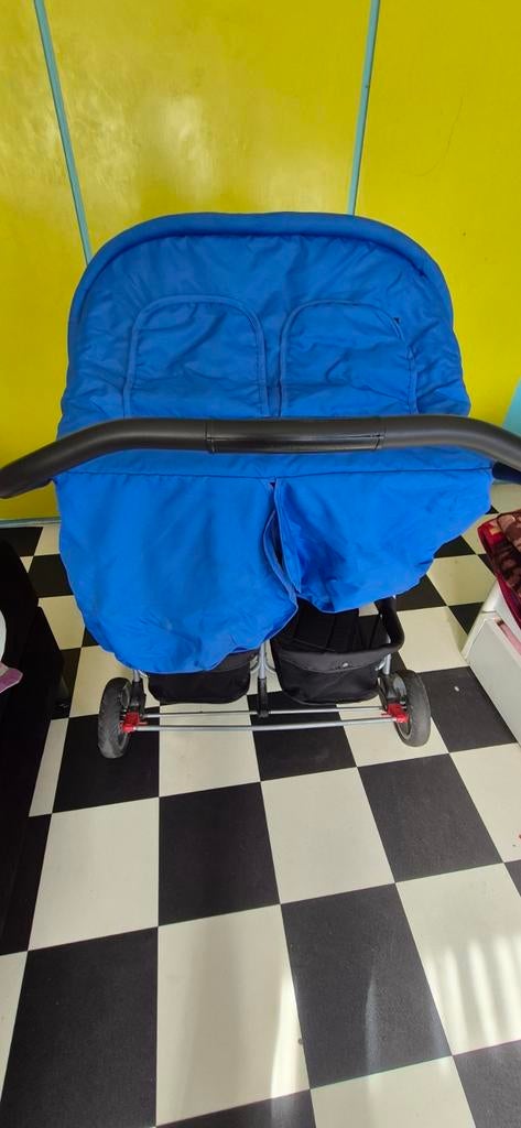 Tweeling kinderwagen jongens, Ophalen of Verzenden, Zo goed als nieuw