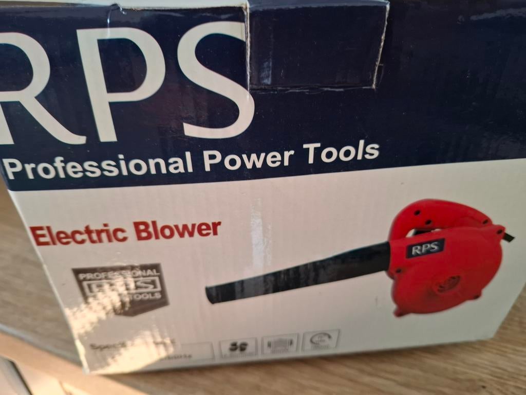 RPS Elektrische Blower 220V - Nieuw in doos, Tuin en Terras, Ophalen of Verzenden, Nieuw, Elektrisch, RPS